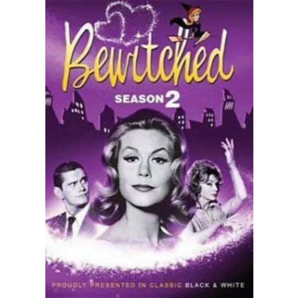 Bewitched Season 2 DVD Black and White Multiple Formats Region 1 NR Comedy - Picture 1 of 2